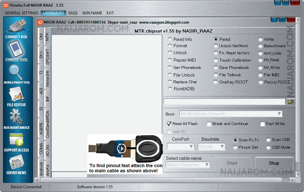 Piranha Box 1.55 Tool