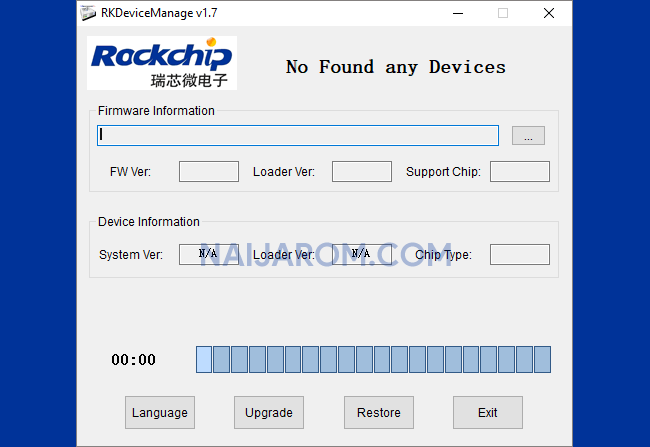 RockChip Device Manager v1.7