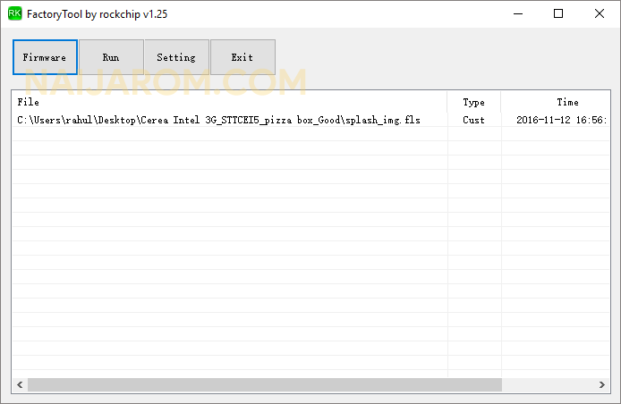 Rockchip Firmware Tool