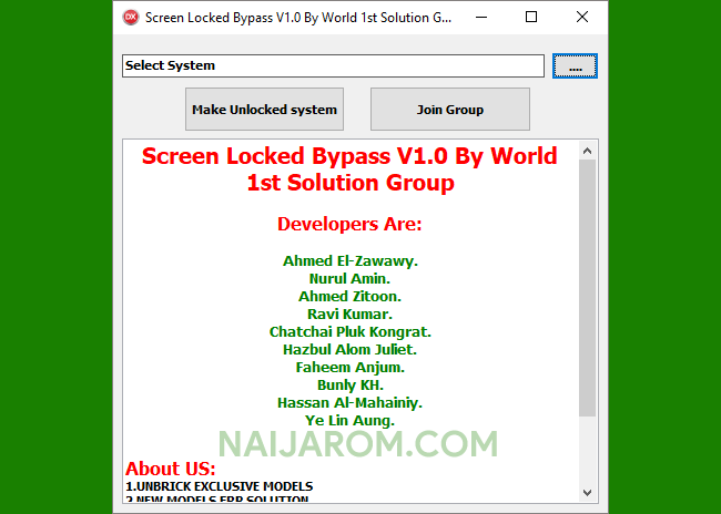 Screen Locked Bypass V1.0